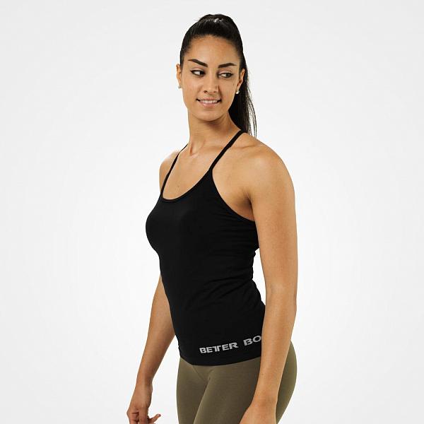 Better Bodies Chrystie Tank - Black Detail 1