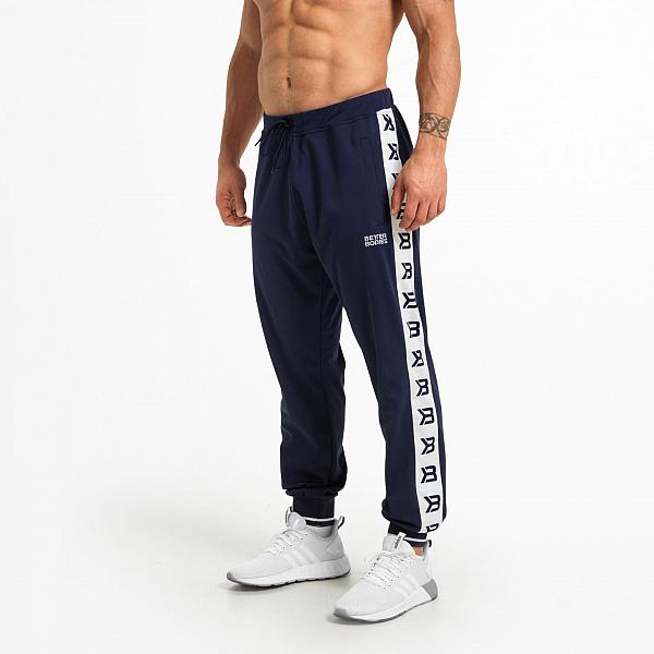Better Bodies Bronx Track Pants - Dark Navy Detail 1