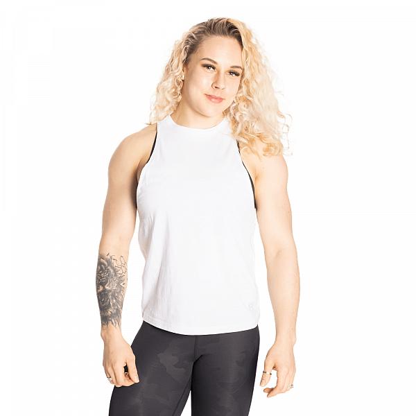 Better Bodies Fluid High Tank - White Detail 1