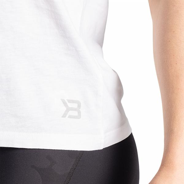 Better Bodies Fluid High Tank - White Detail 4