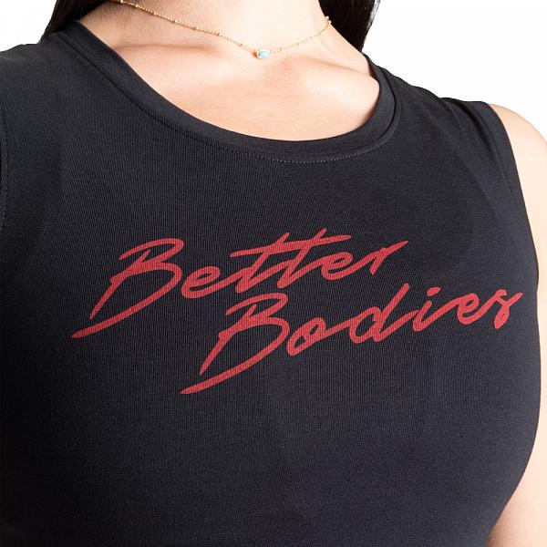 Better Bodies NY Tank - Black/Red Detail 4